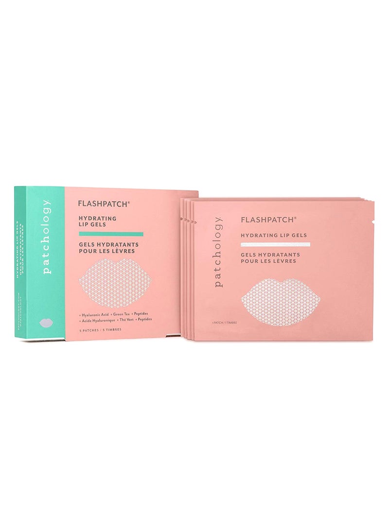 جل مرطب للشفاه فلاش باتش، مجموعة مكونة من 5 قطع