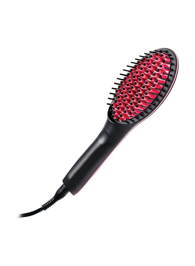 SIMPLY STRAIGHT Straightening Brush Black/Pink - Image 1