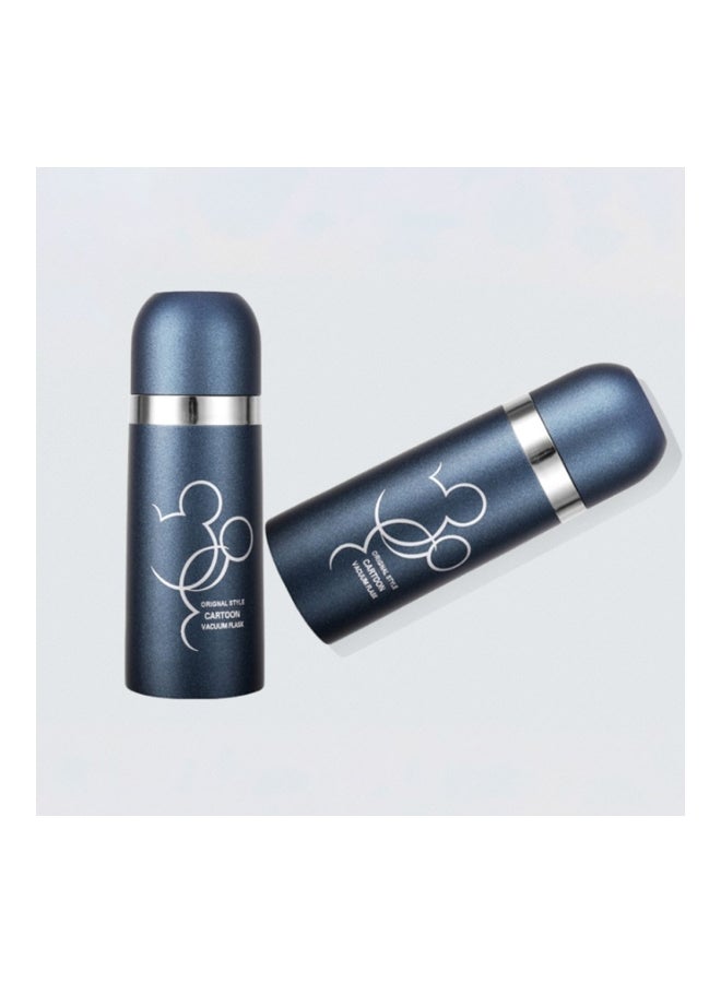 Generic - Thermal Insulated Vacuum Water Bottle Dark Blue/Silver/White 6.6x6.6x24.8cm - Image 1
