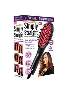 SIMPLY STRAIGHT Straightening Brush Black/Pink 