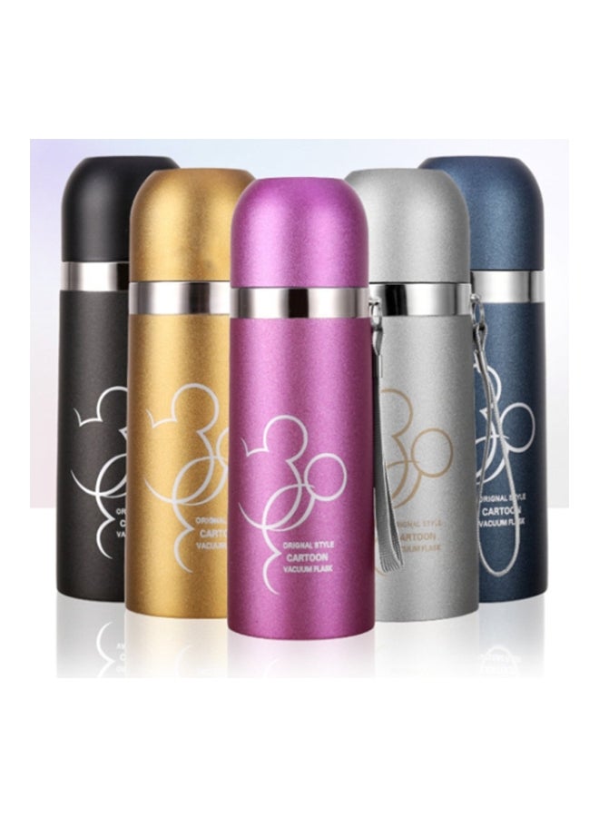 Generic - Thermal Insulated Vacuum Water Bottle Dark Blue/Silver/White 6.6x6.6x24.8cm - Image 1