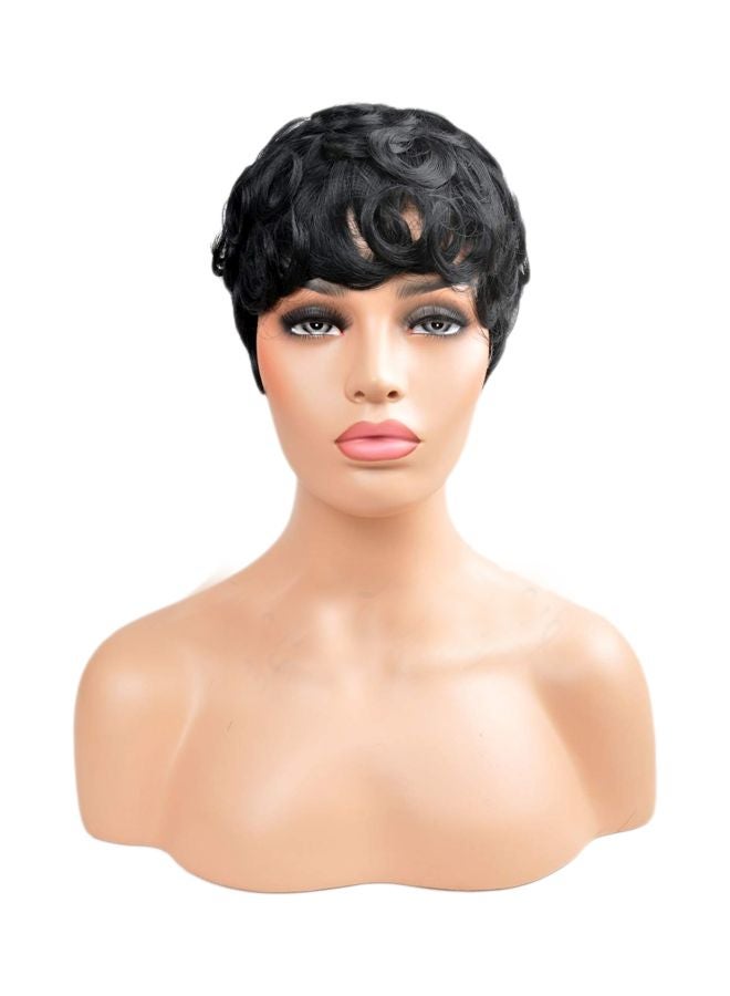 SeaSense Short Cut Heat Resistant Wig Black 