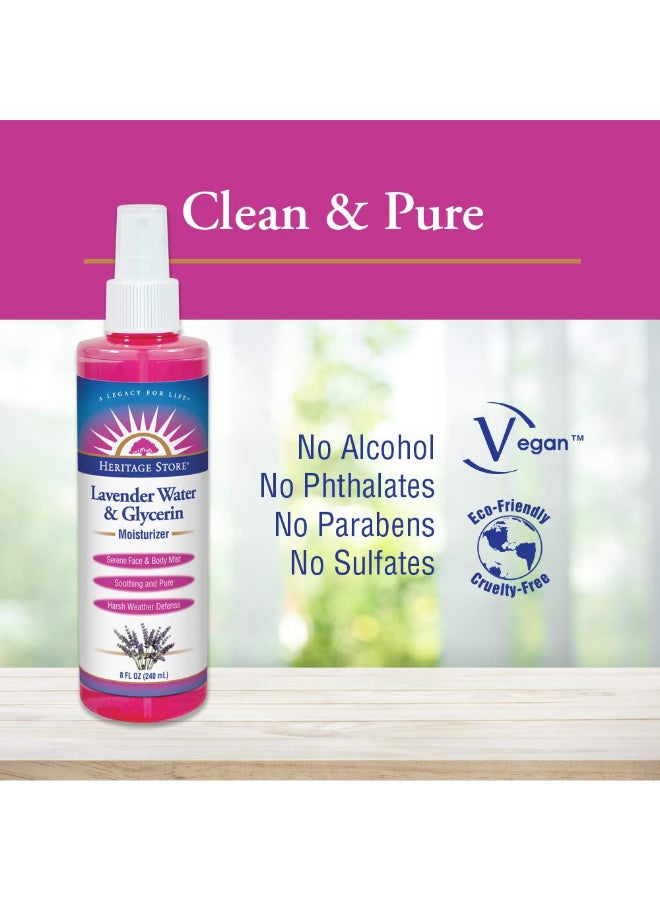 Heritage Store - Lavender Flower Water And Glycerin Moisturizer - Image 1