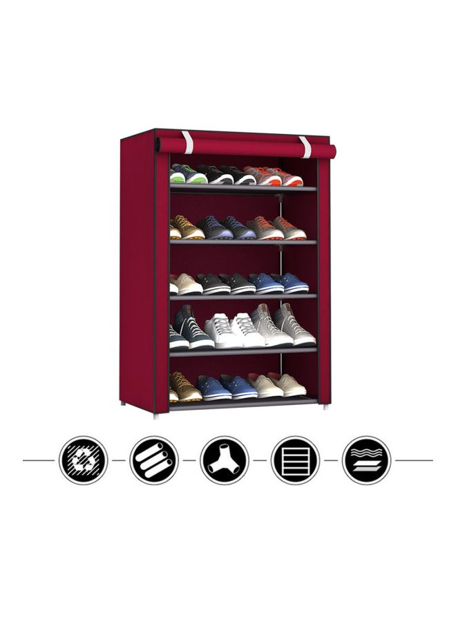 Generic - Five-Layered Shoe Rack Multicolour 60x30x90cm - Image 1