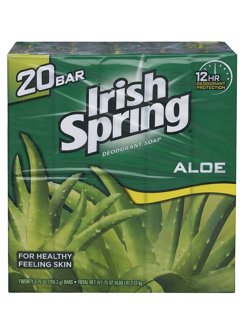 Irish Spring 20-Piece Aloe Bar Soap Set
