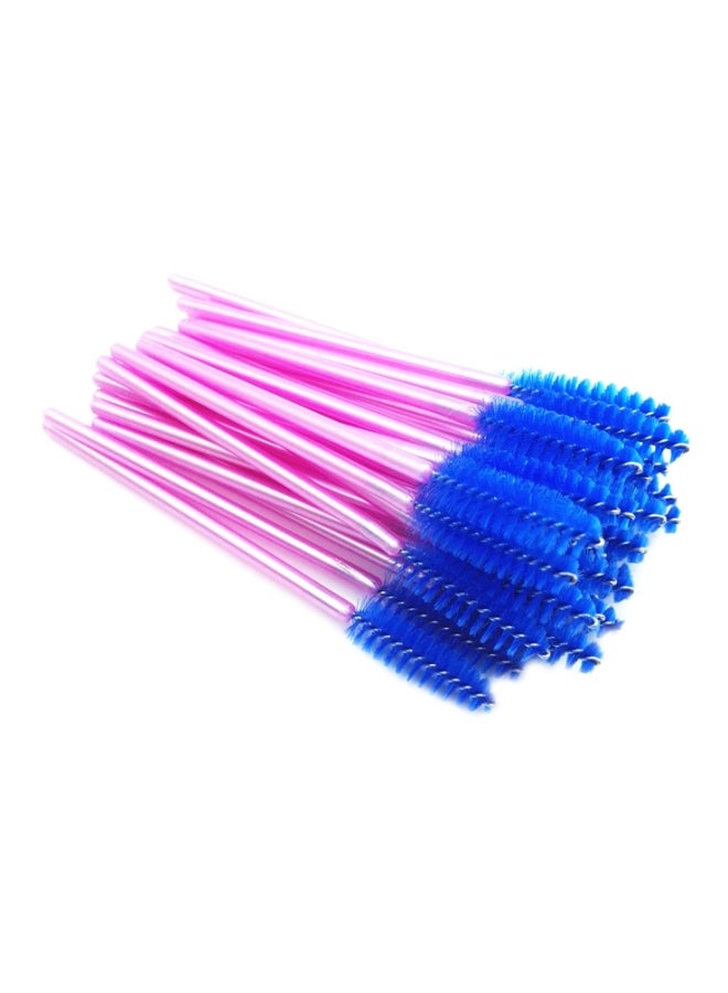 CYTHERIA 100-Piece Disposable Eyelash Brush Set Blue/Pink 
