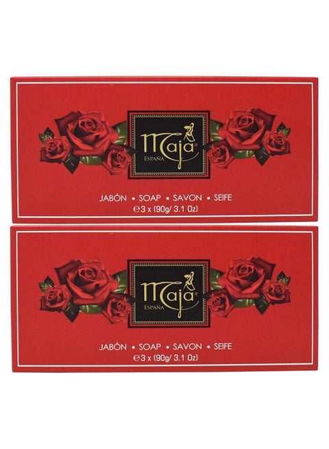 2-Piece Jabon Perfumado Rectangular Soap Set