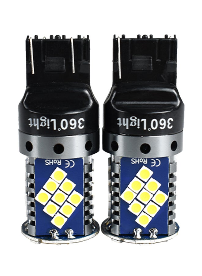 Conpex 2-Piece 12V T20 7443 LED Signal Light Turnal Indicator For Car 48SMD - V61-H1  - Image 1