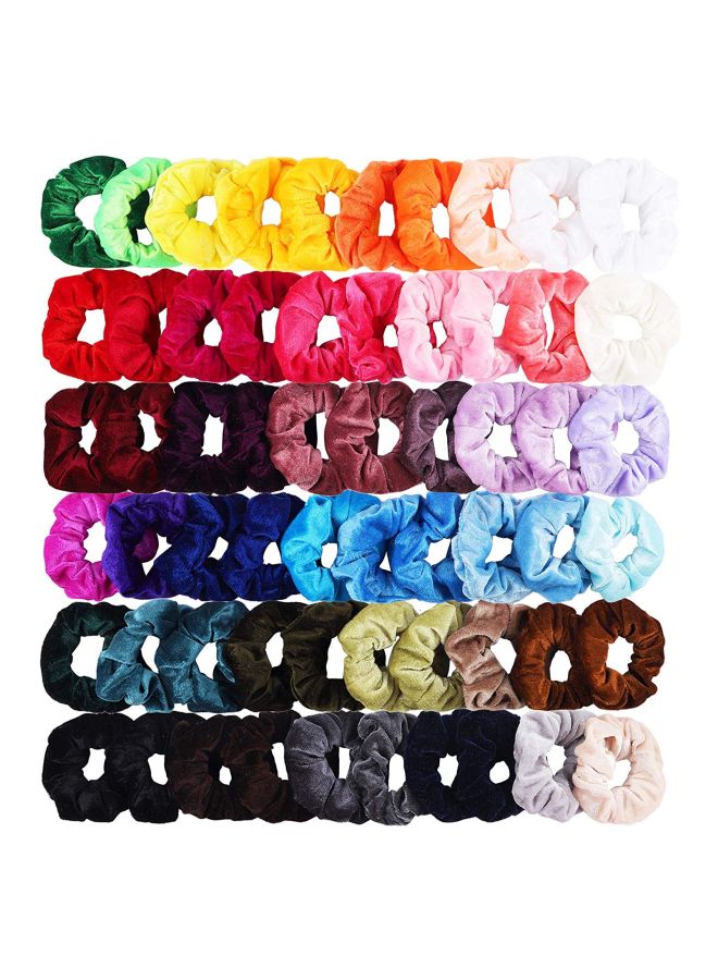 60-Piece Rope Scrunchie Set Multicolour