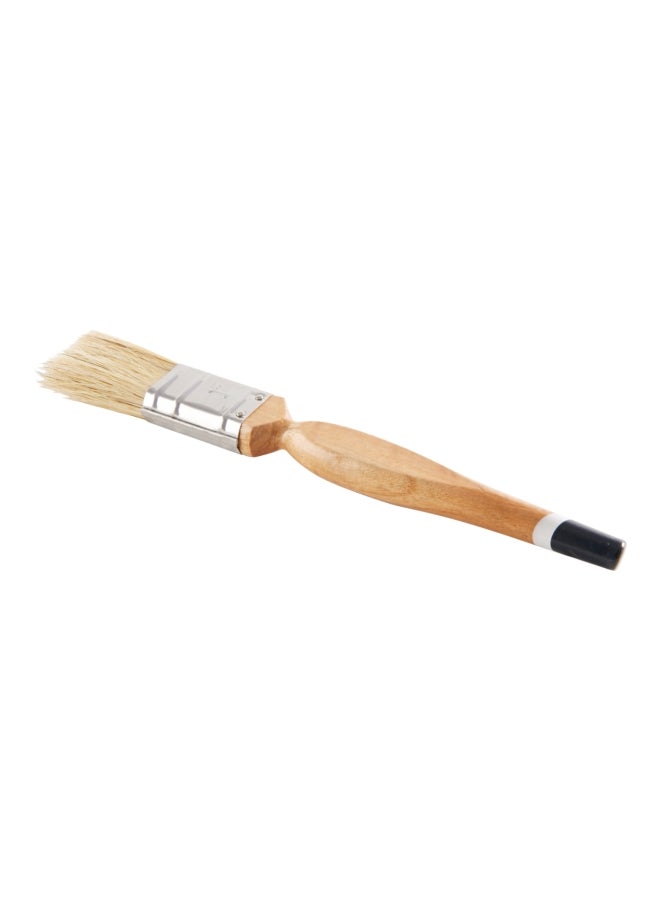 Decoroy - Wooden Paint Brush Beige/Blue/Silver 1inch - Image 1