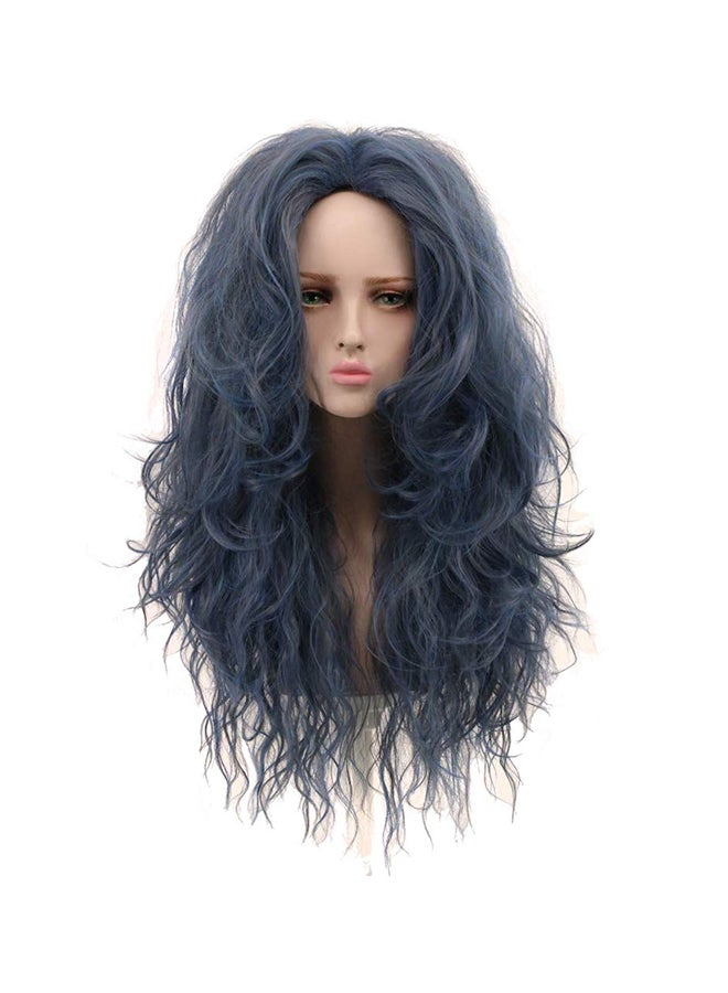 yuehong Long Wavy Wig Black 