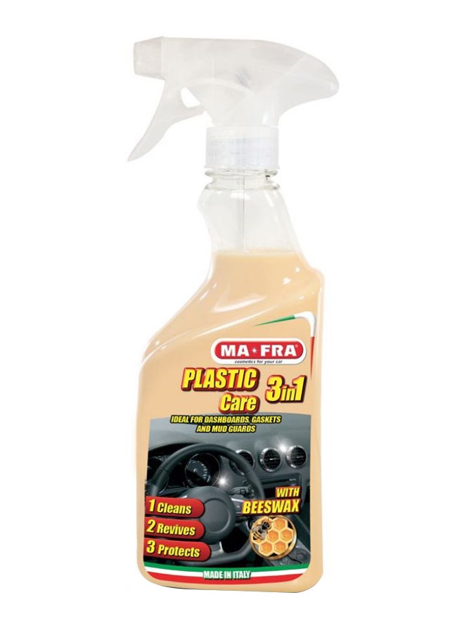 Plastic Cleaner 3 In 1 For Car Care, 500 Ml