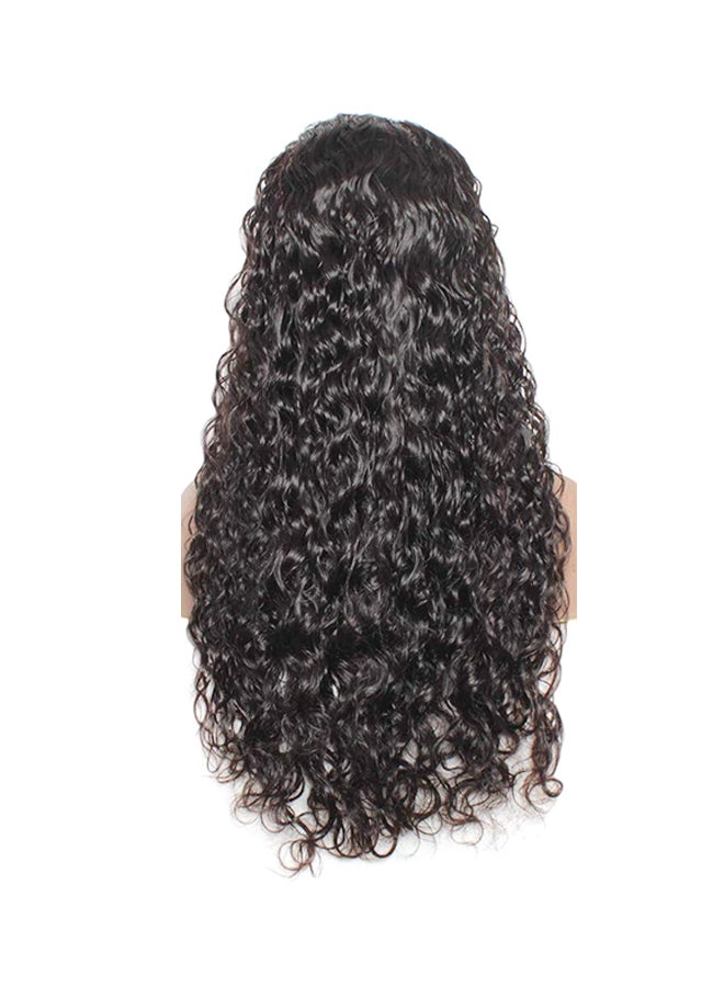 إكستريند شعر مستعار من دون لاصق برباط أمامي من الدانتيل أسود طبيعي