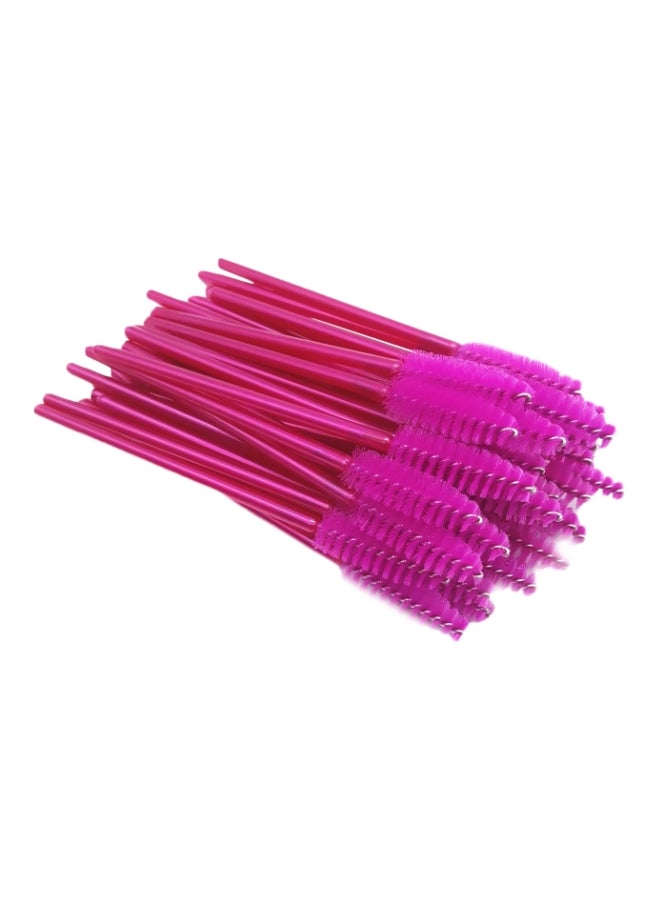 CYTHERIA 100-Piece Disposable Eyelash Brush Set Pink 