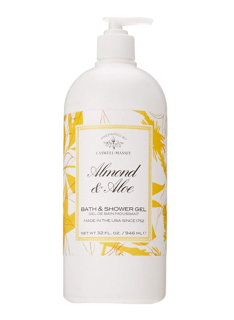 Caswell Massey Almond And Aloe Titanic Body Wash Bath Gel 
