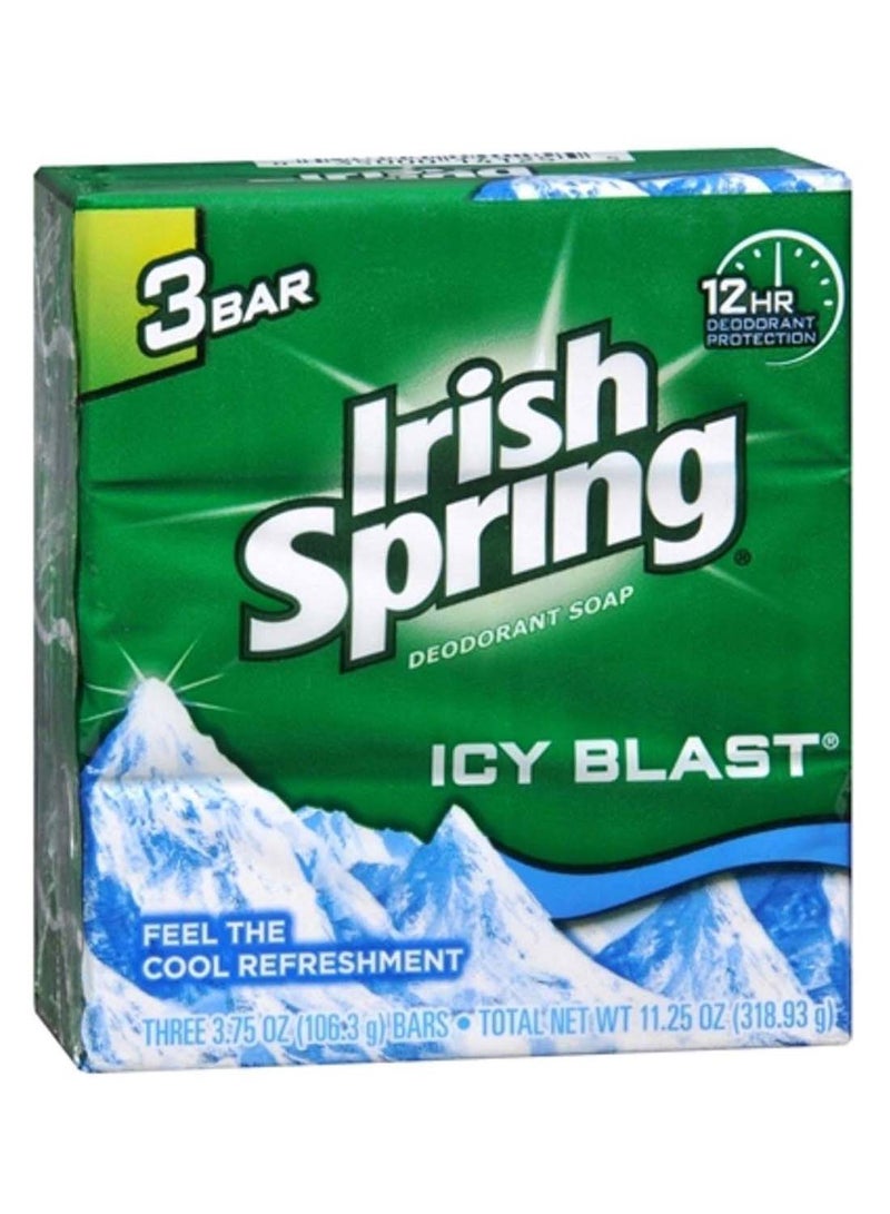 Irish Spring - 2-Piece Icy Blast Deodorant Soap Set - Image 1