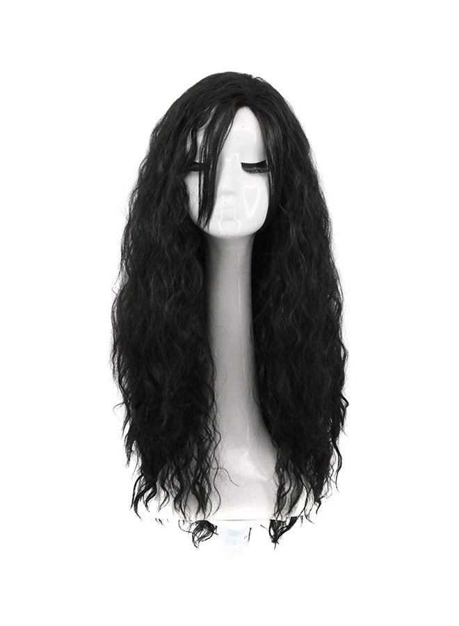yuehong Curly Hair Wig Black 