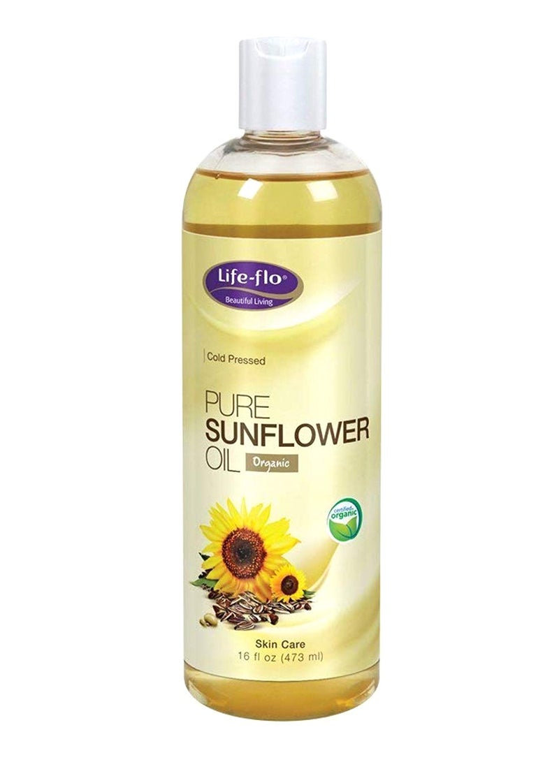 Life-flo Certified Organic Pure Sunflower Body Oil 