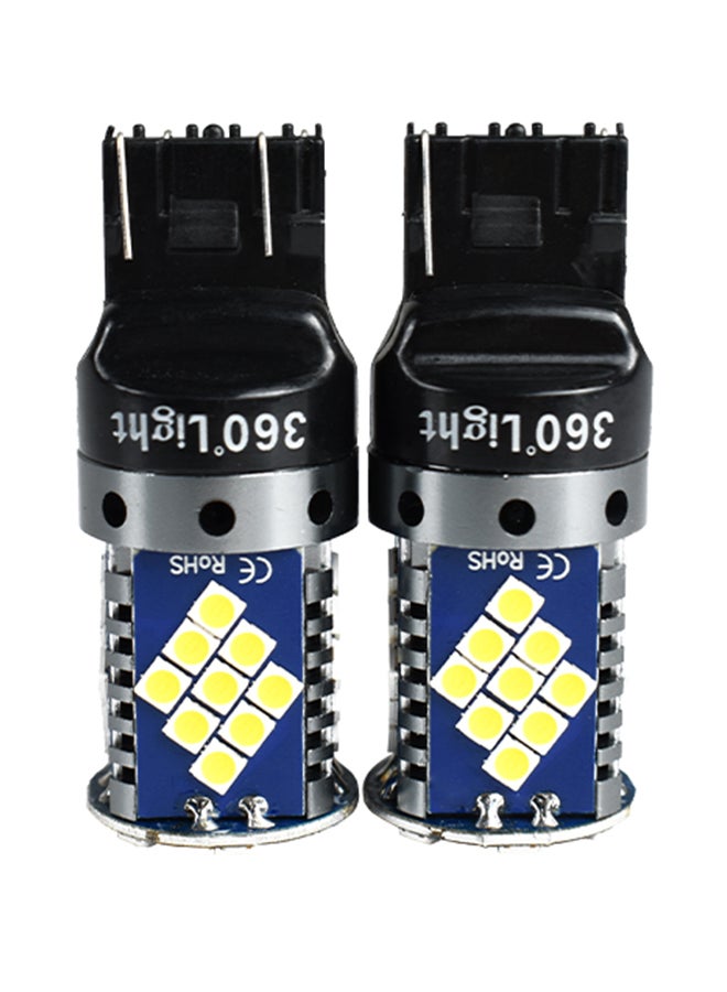 Conpex 2-Piece 12V T20 7440 LED Signal Light Turnal Indicator For Car 48SMD  - Image 1