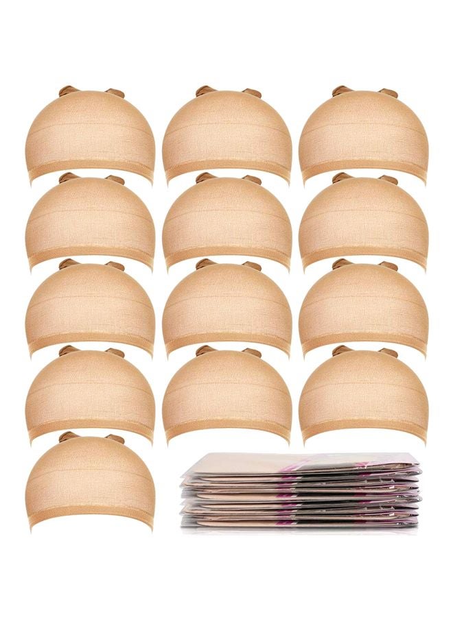 Teenitor - 20-Piece Stocking Wig Cap Set Beige - Image 1