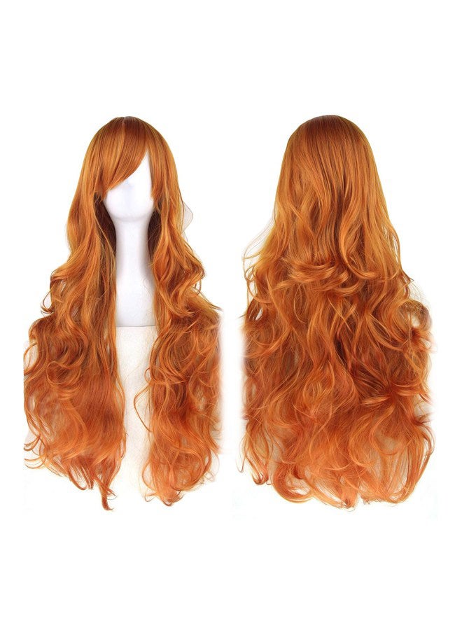 S-SSOY Curly Hair Extension For Halloween Brown 31inch