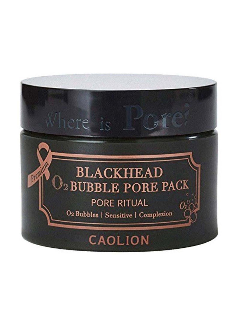 Caolion - Blackhead O2 Bubble Pore Face Pack Grey - Image 1