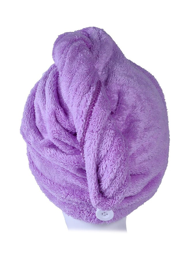 YYXR Quick Drying Hair Towel Wrap Purple 