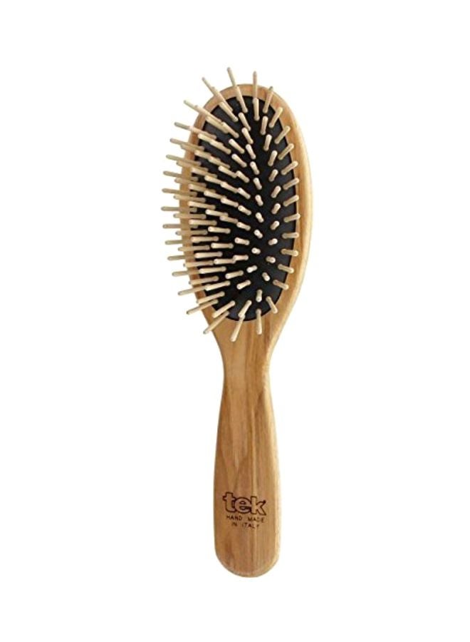 Wooden Hair Brush Beige/Black