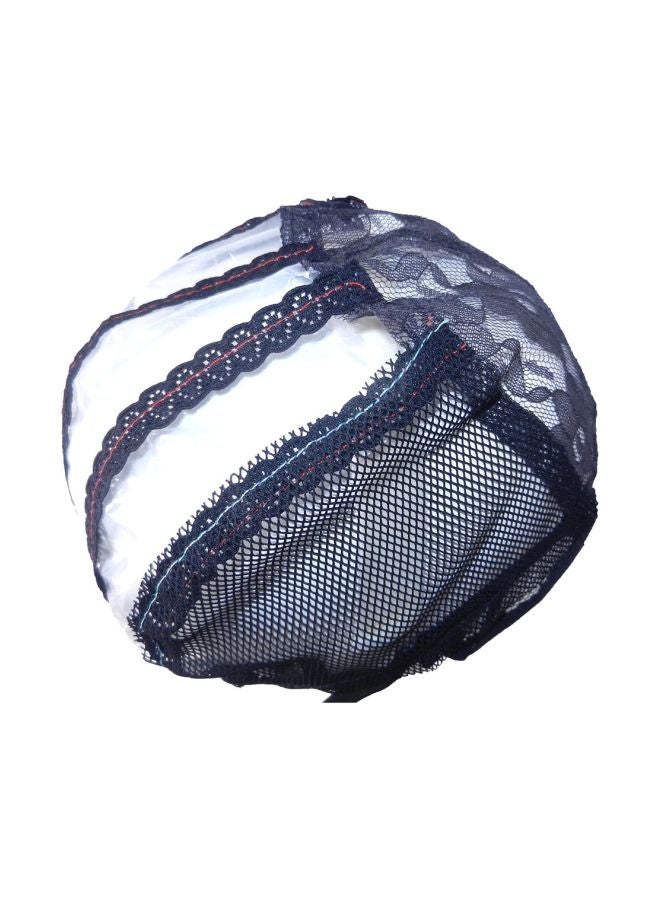 XCCOCO 2-Piece Wig Making Mesh Lace Cap Black