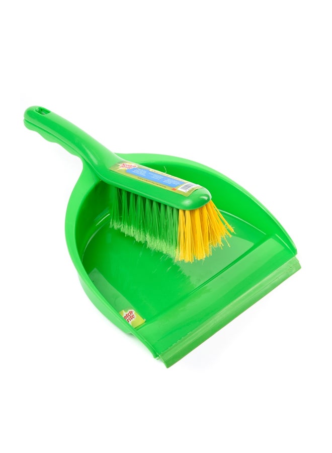Scotch  2-Piece Dust Pan And Brush Set Green - Image 2