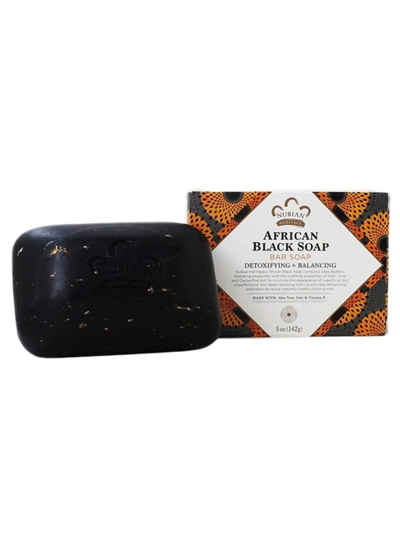 Nubian Heritage - African Black Soap Bar - Image 1