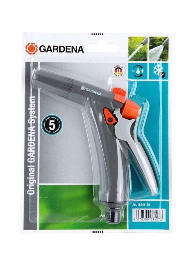 GARDENA Hose Fitting Spray Gun Silver/White/Red  - Image 1