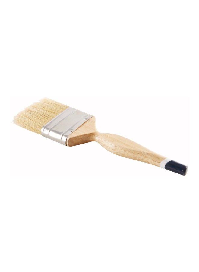 Decoroy - Wooden Paint Brush Beige/Blue/Silver 2.5inch - Image 1