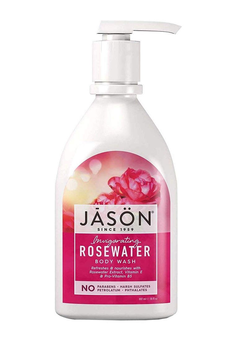 جيسون غسول الجسم المنعش بماء الورد