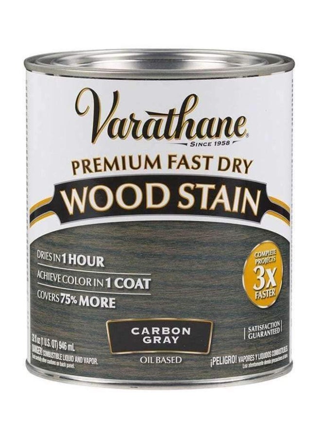 VARATHANE - Premium Fast Dry Wood Stain Carbon Gray 236ml - Image 1