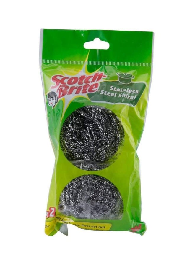 Scotch  2-Piece Stainless Steel Spiral Silver - Image 1