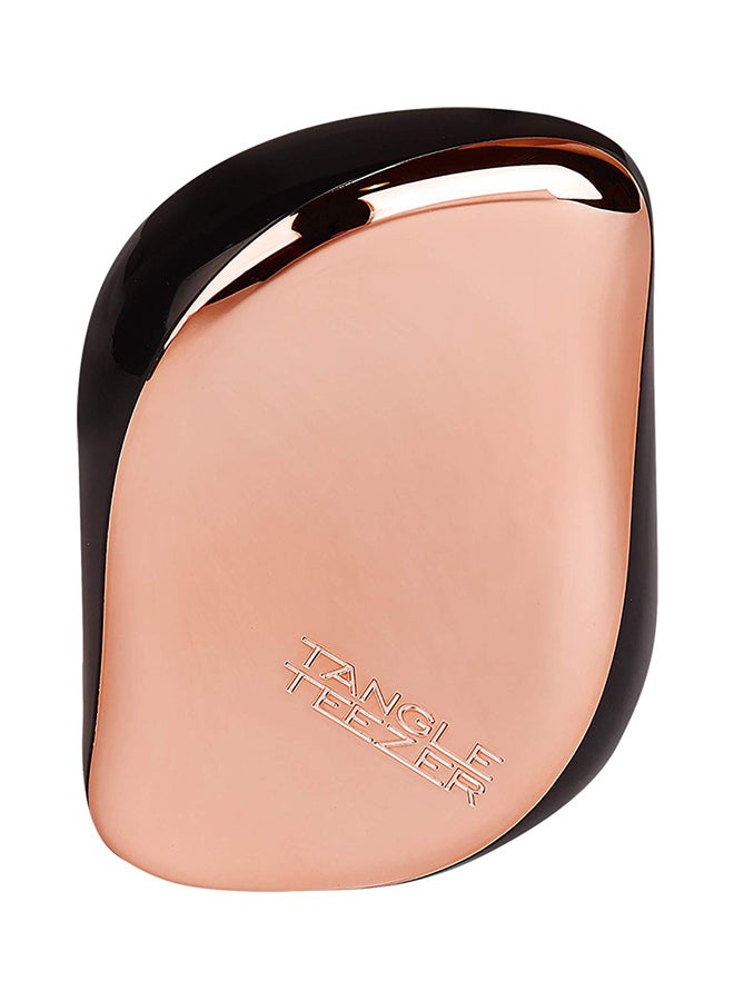 TANGLE TEEZER - On-The-Go Detangling Hair Brush Black/Rose Gold - Image 1