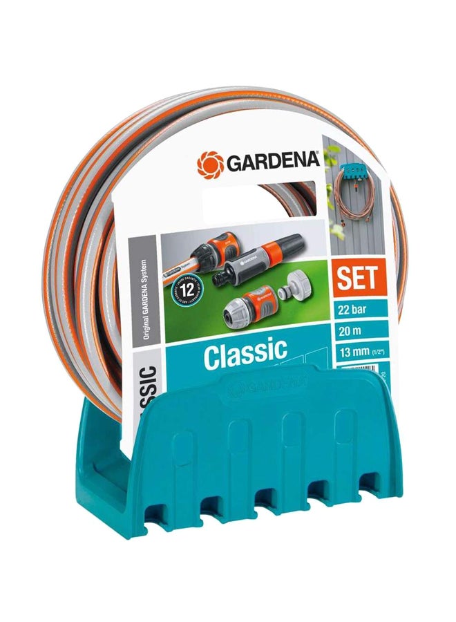 GARDENA Wall Hose Bracket With Hose Multicolour 