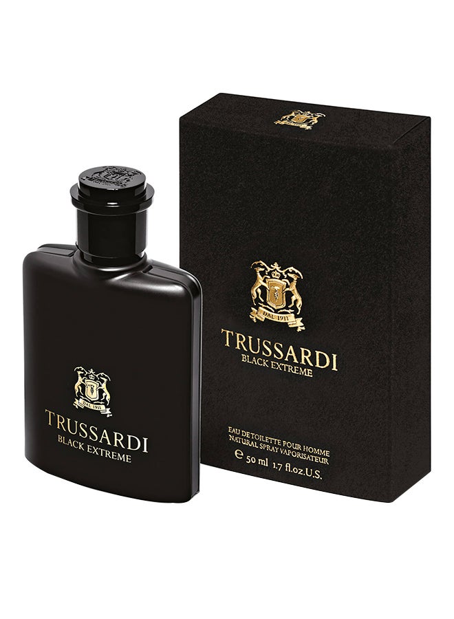 TRUSSARDI - Black Extreme Eau De Toilette 50ml - Image 1