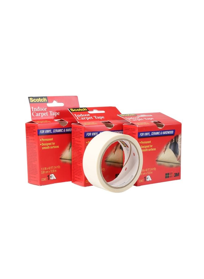 Scotch  Indoor Carpet Tape White