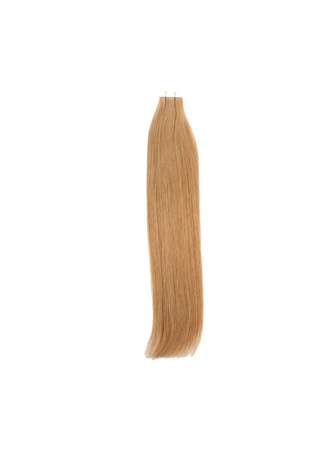 20-Piece Double Side Skin Tape Human Hair Extensions Blonde