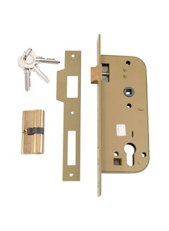 Cylinder Mortice Lock With Keys Gold - v1556344009/N24215568A_1