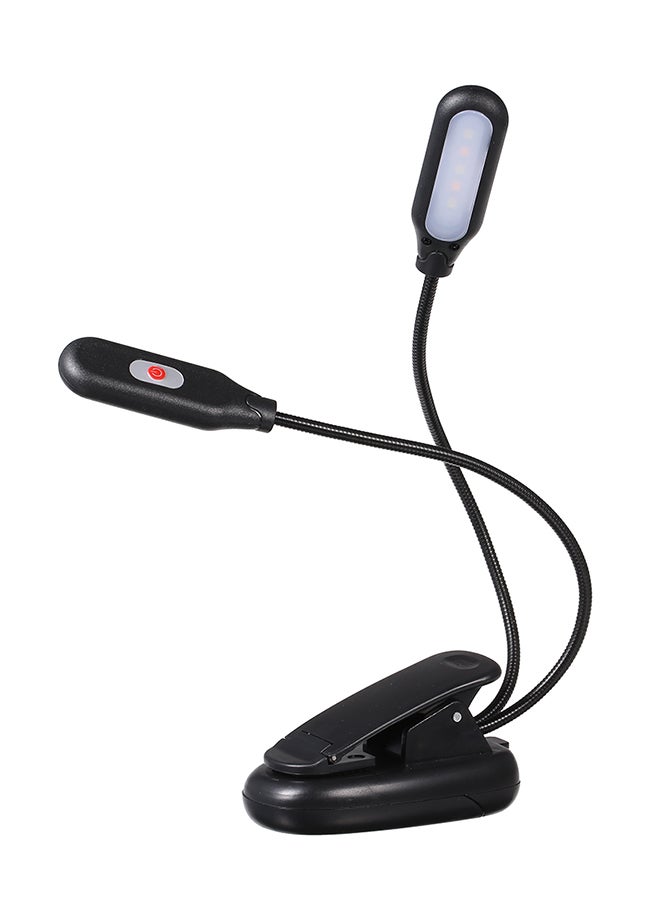 2 LED Light Colors 3 Illumination Modes Table Lamp Black 95grams