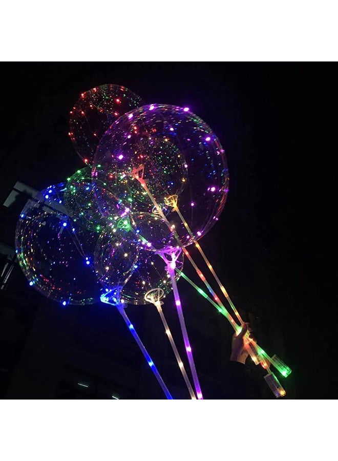 Generic - Luminous LED BoBo Balloon Transparent Led Light Colorful Flashing Lamp Multicolour 41grams - Image 1