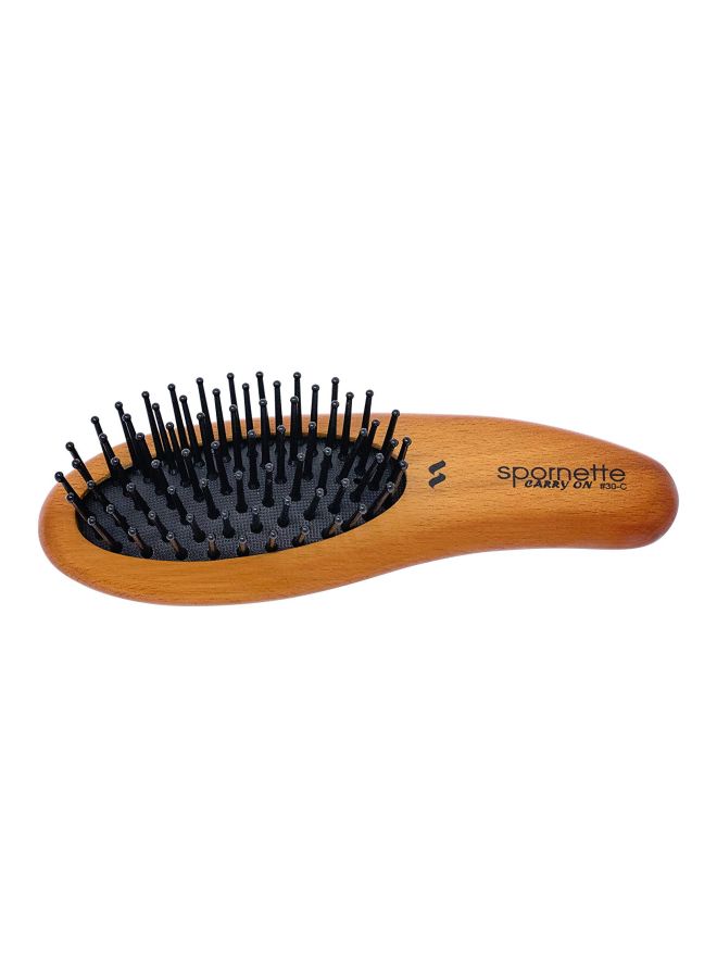 Spornette Wooden Hair Brush Brown/Black 