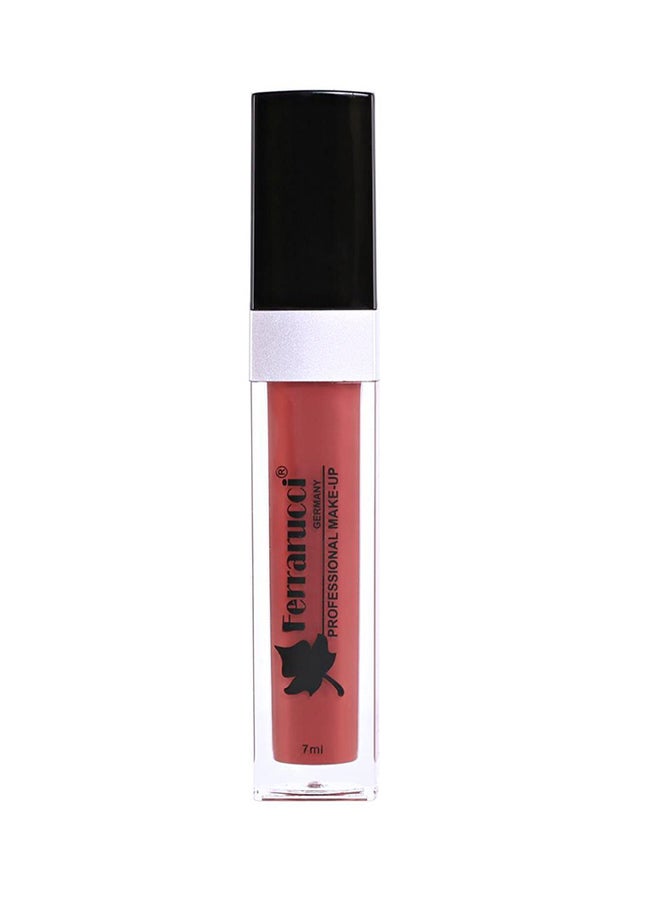 Ferrarucci Matte Long-Lasting Lip Gloss 36 Brown - Image 2