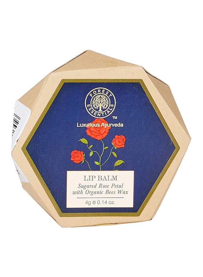 Forest Essentials Luscious Sugared Rose Petal Lip Balm 4grams - Image 1