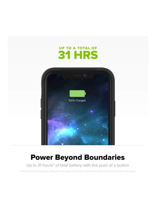 mophie - Battery Case Cover For Apple iPhone XR Black - Image 1