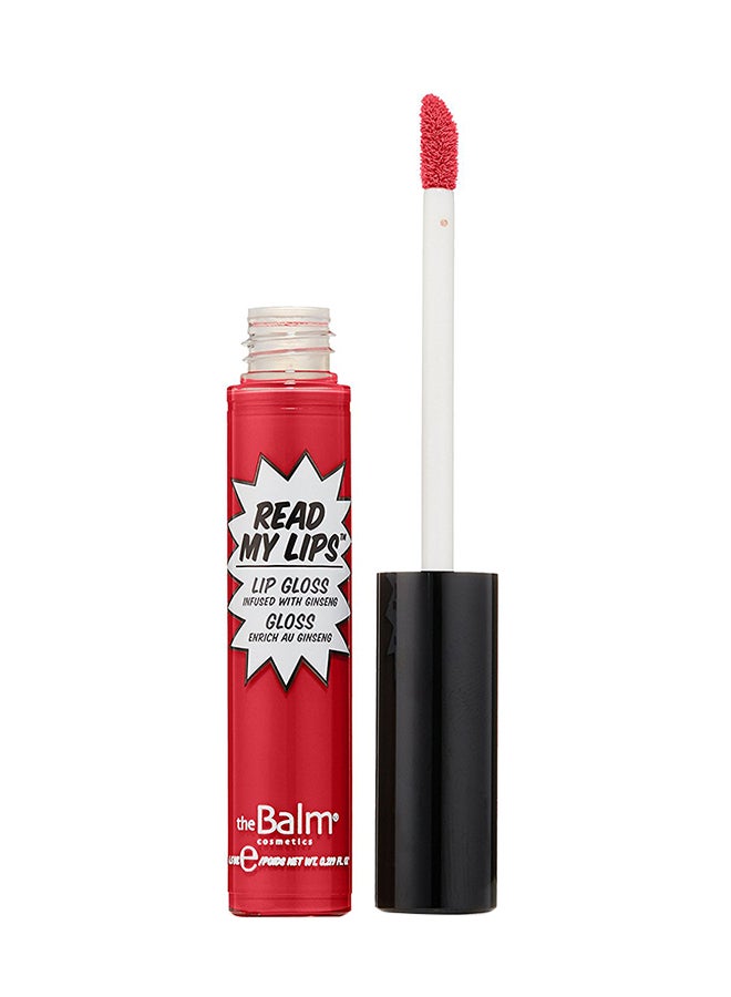 theBalm Read My Lips® Lip Gloss Infused With Ginseng Hubba Hubba! - Image 1