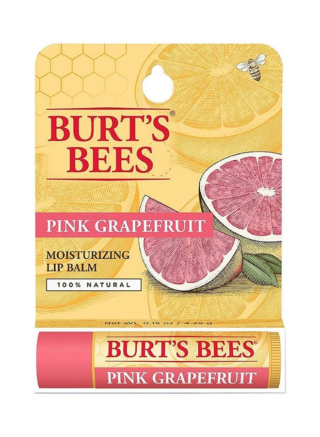 Burt's Bees Grapefruit Moisturizing Lip Balm White - Image 1